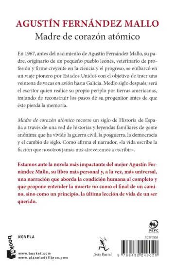 Contraportada Madre de corazón atómico