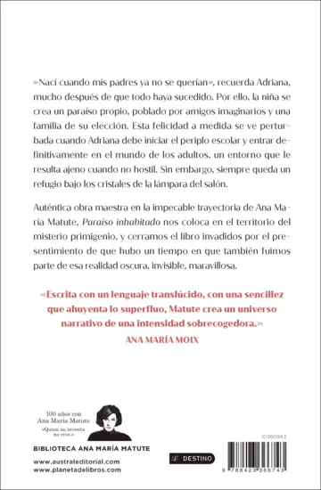 Contraportada Paraíso inhabitado