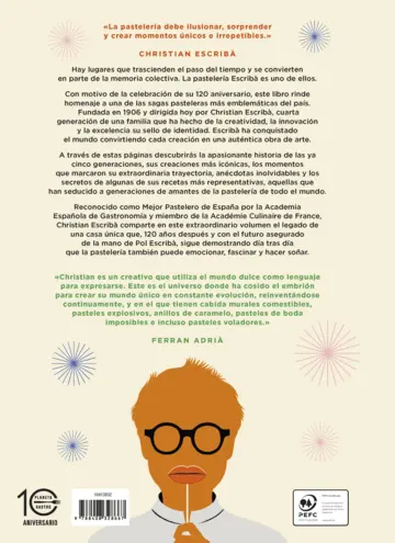 Contraportada Escribà 120 Aniversario