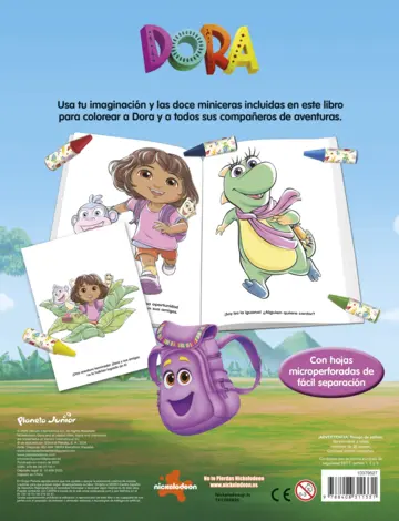 Contraportada Dora. Pequeños artistas