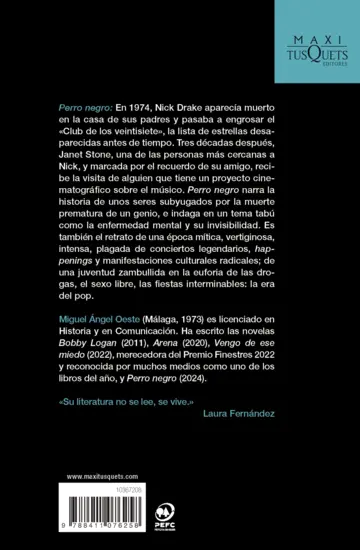 Contraportada Perro negro