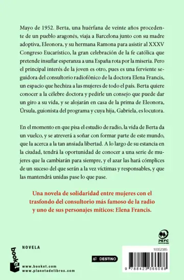 Contraportada Una pregunta para Elena