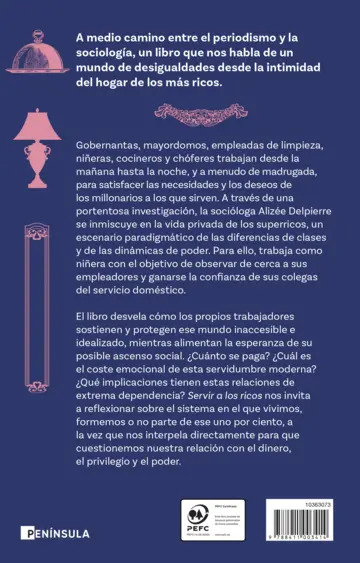 Contraportada Servir a los ricos