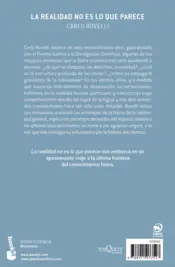 Miniatura contraportada La realidad no es lo que parece