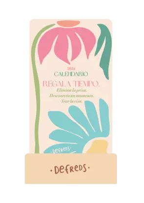 Portada Calendario mesa de tarjetas 2026 Defreds