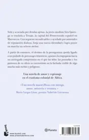 Miniatura contraportada El tiempo entre costuras. Edición especial con cantos decorados