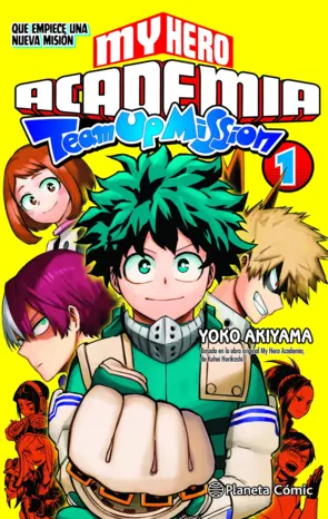 Portada My Hero Academia Team Up Mission nº 01