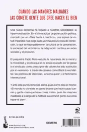 Miniatura contraportada Los peligros de la moralidad