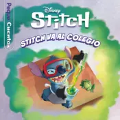 Portada Stitch. Stitch va al colegio. Pequecuentos