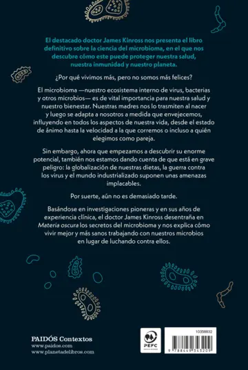 Contraportada Materia oscura