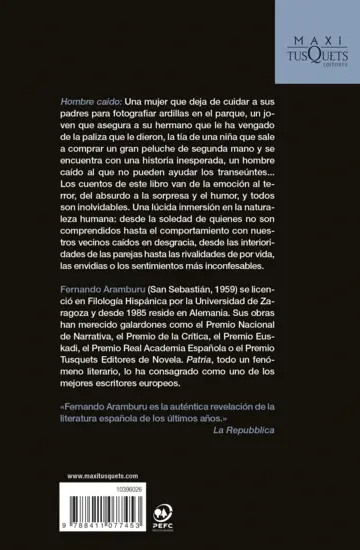 Contraportada Hombre caído