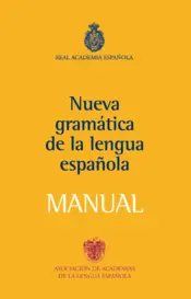 Portada Manual de la Nueva Gramática de la lengua española