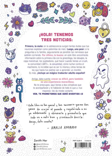 Contraportada Amiga, date cuenta