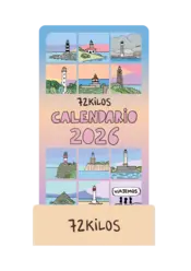 Portada Calendario mesa de tarjetas 2026 72 kilos