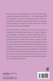 Miniatura contraportada Cuentos de Fiódor Dostoievski