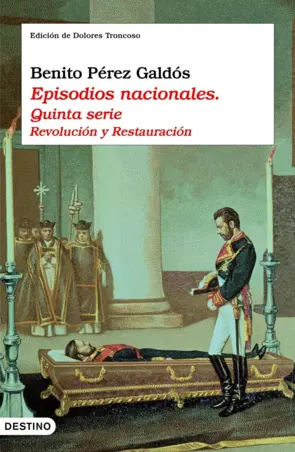 Portada Episodios nacionales. Quinta serie