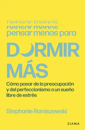 Portada Pensar menos para dormir más