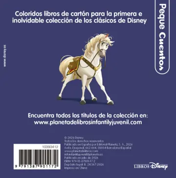Contraportada Princesas. Historias de animales. Pequecuentos