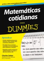 Portada Matemáticas cotidianas para Dummies