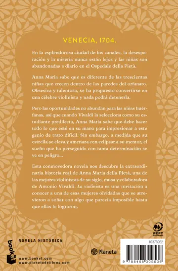 Contraportada La violinista