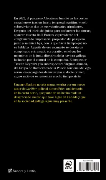 Contraportada El balanceo del Alacrán