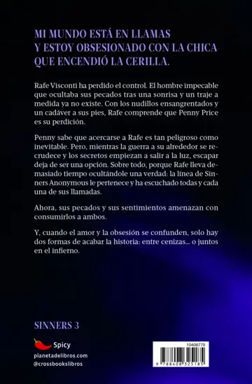 Contraportada Sinners consumed