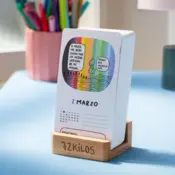 Portada Calendario mesa de tarjetas 2027 - 72 kilos 0