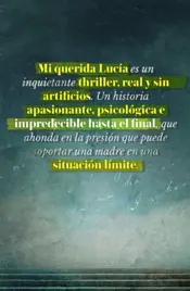 Portada Mi querida Lucía - Primera edición limitada luminiscente 3