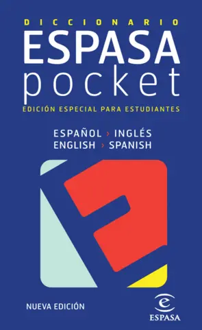 Portada Diccionario pocket inglés- español / español - inglés