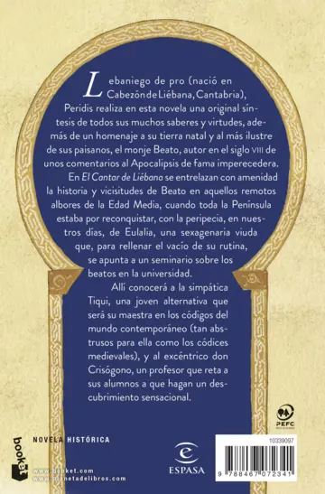 Contraportada El Cantar de Liébana