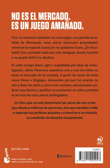 Contraportada El secuestro de la vivienda