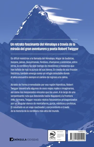 Contraportada La montaña blanca