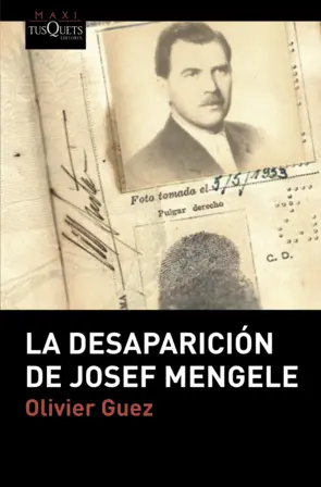 Portada La desaparición de Josef Mengele