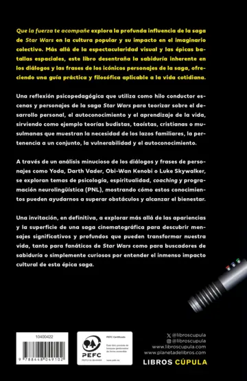 Contraportada Que la fuerza te acompañe