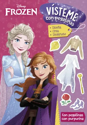 Portada Frozen. Vísteme con pegatinas 3