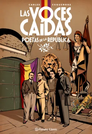 Portada Las voces caídas. Estuche poetas de la República