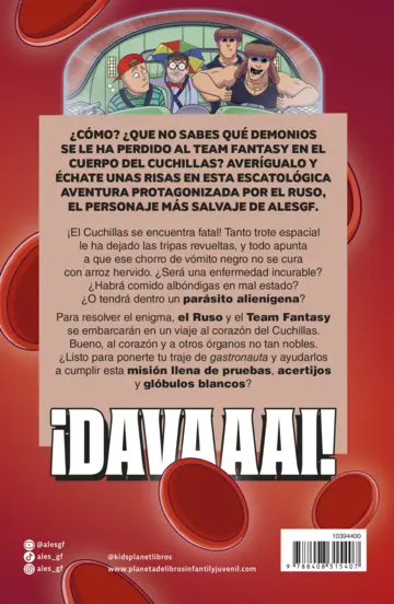 Contraportada El Ruso 3. Viaje al centro del Cuchillas