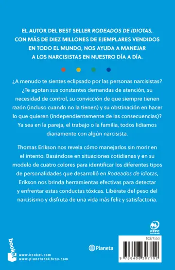 Contraportada Rodeados de narcisistas