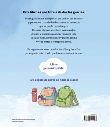 Contraportada ¡Gracias por todo, profe!