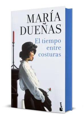 Portada El tiempo entre costuras. Edición especial con cantos decorados