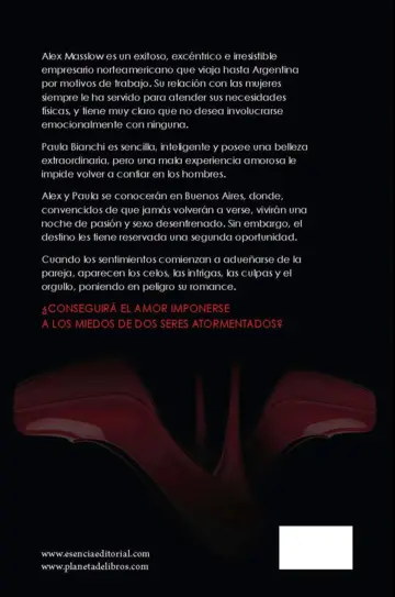 Contraportada En tus brazos... y huir de todo mal, I. Seducción