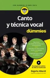 Portada Canto y técnica vocal para Dummies