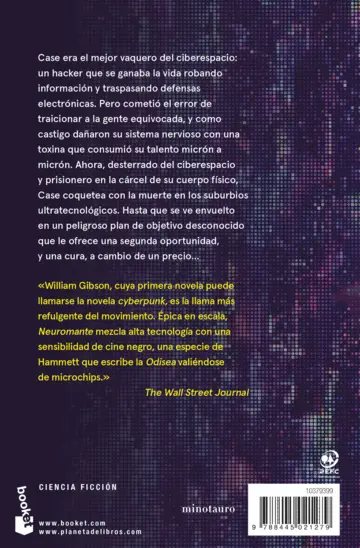 Contraportada Neuromante