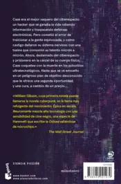 Miniatura contraportada Neuromante