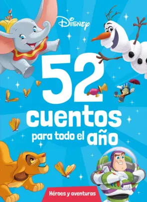 Portada Disney. 52 cuentos para todo el año. Héroes y aventuras
