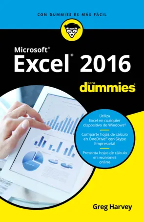 Portada Excel 2016 para Dummies