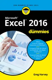 Portada Excel 2016 para Dummies
