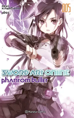 Portada Sword Art Online nº 05 Phantom Bullet nº 01/02 (novela)