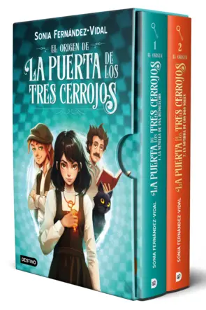 Portada Estuche El Origen de la puerta de los tres cerrojos