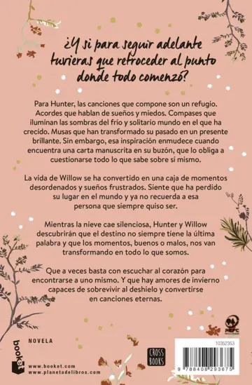 Contraportada Lo que la nieve susurra al caer